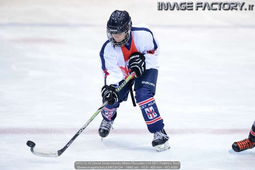 2013-12-14 Diavoli Sesto-Hockey Milano Rossoblu U14 0971 Federico Tozzi